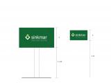 Aplicaci�n de logotipo en se�al�tica de la empresa